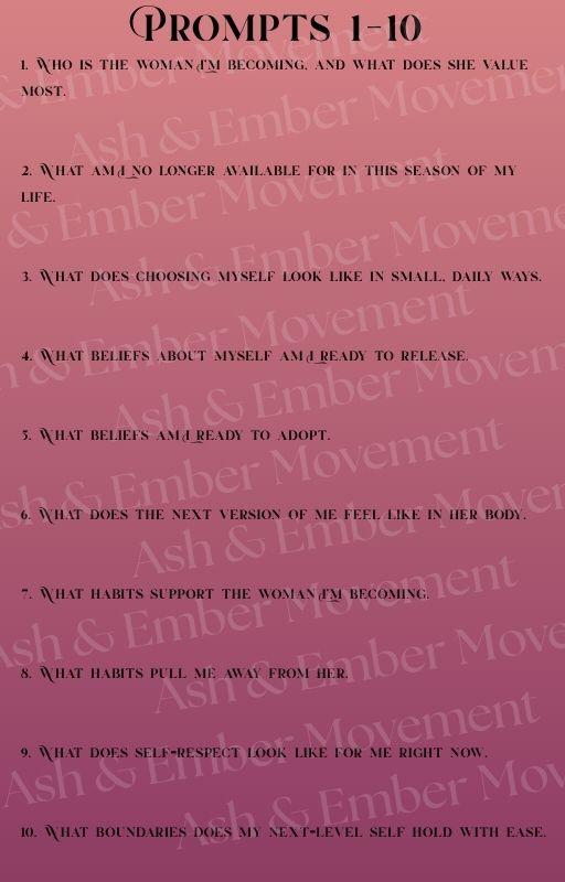 30 Days of Becoming Her: Identity-Shifting Journal Prompts