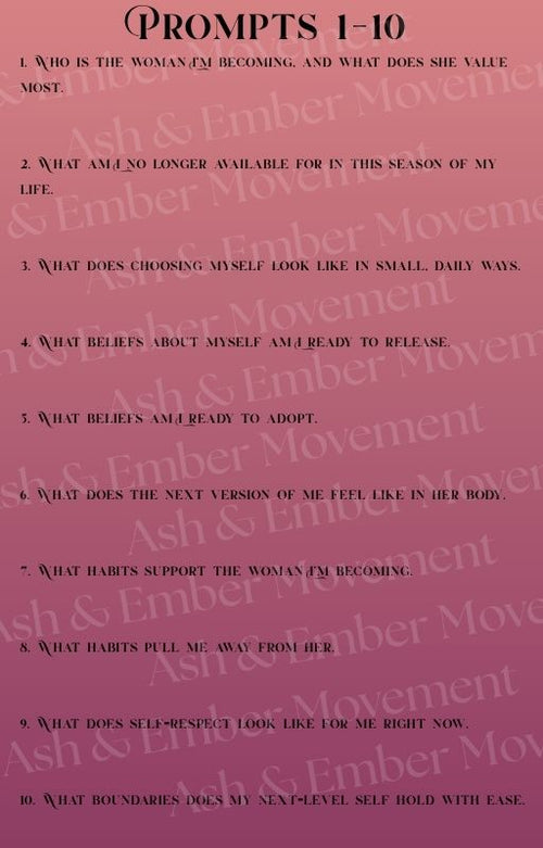 30 Days of Becoming Her: Identity-Shifting Journal Prompts