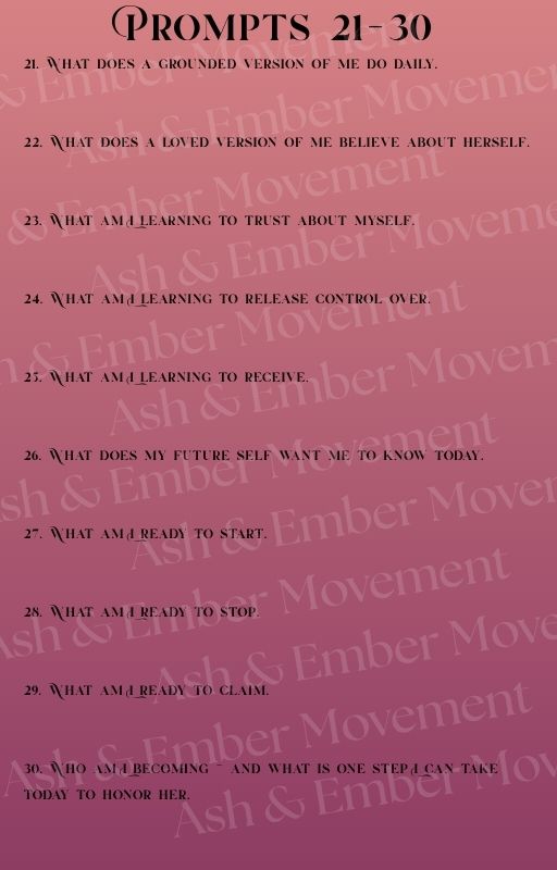 30 Days of Becoming Her: Identity-Shifting Journal Prompts