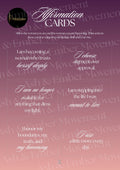 Becoming Her Affirmation Cards | Printable Self‑Love & Identity Shift Cards for Women | Empowerment, Confidence, Mindset, Daily Motivation | Instant Download