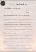 Daily Reflection Journal Page