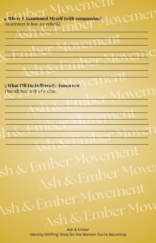 Self-Trust Tracker — 2‑Page Guided Worksheet