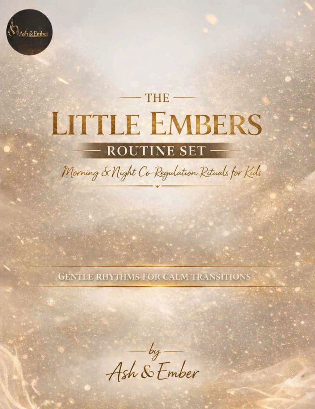 Little Embers Routine Set - Morning and Night Co-Regulation Rituals For Kids