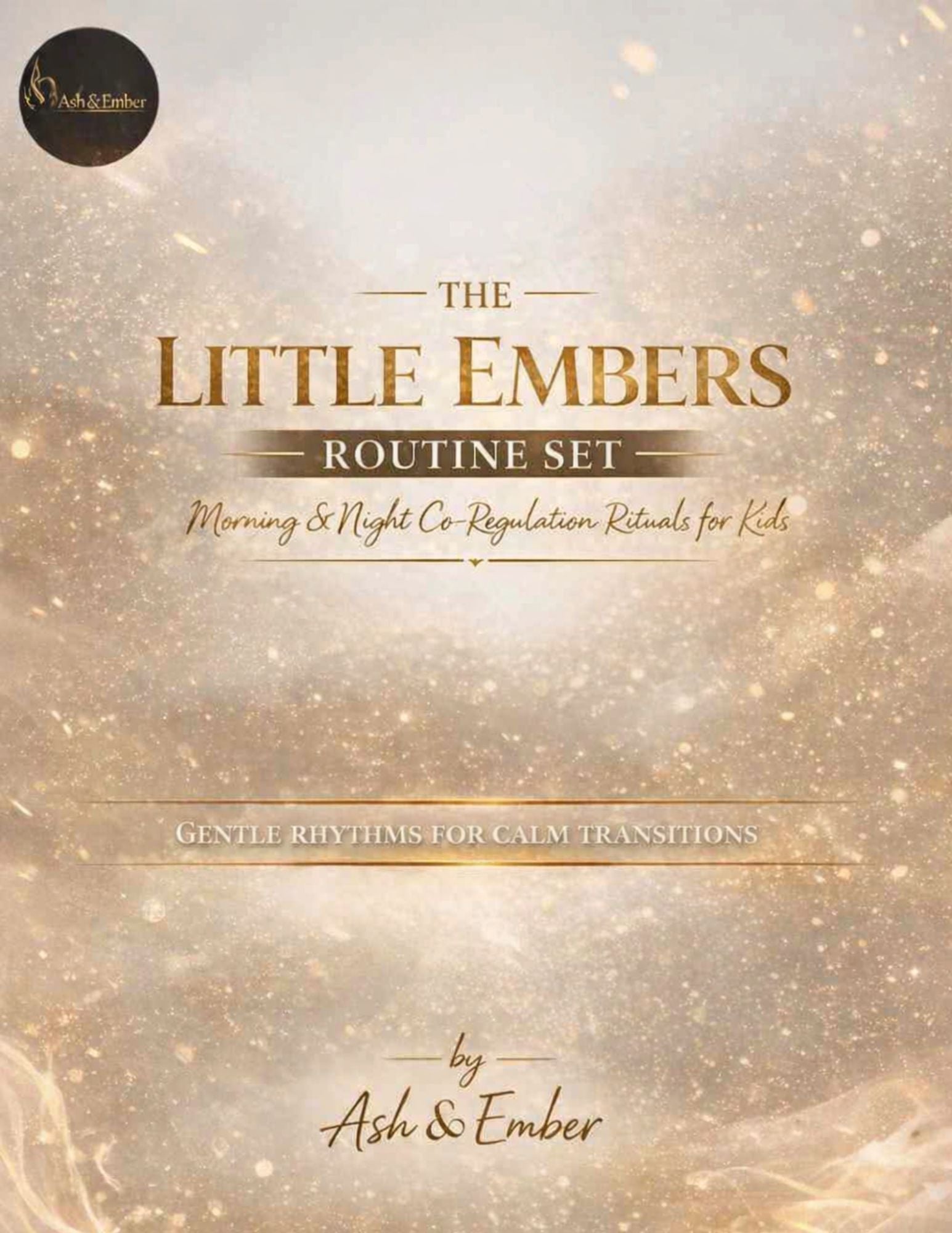 Little Embers Routine Set - Morning and Night Co-Regulation Rituals For Kids