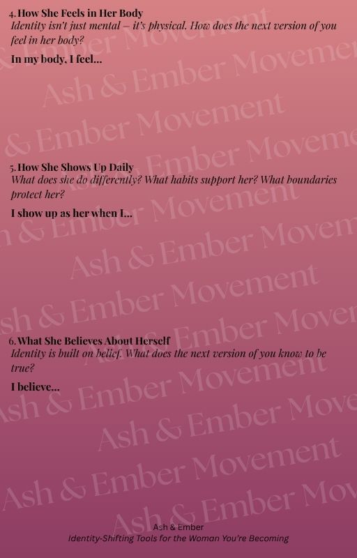 WHO I’M BECOMING Identity Worksheet